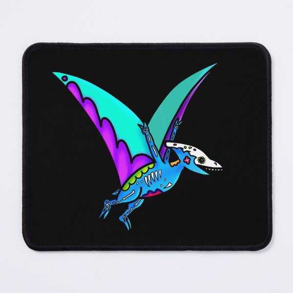 Item preview, Day of the Dead inspired Sugar Skull Pterodactyl designed and sold by Fr0mtheMachine.