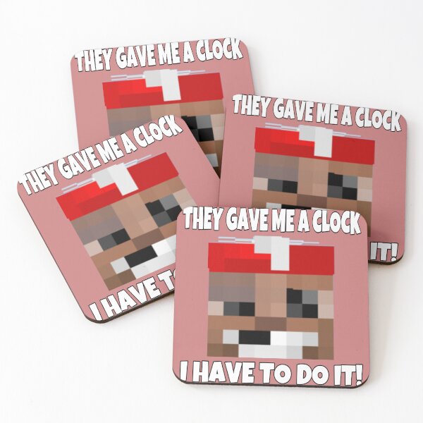 Item preview, Bdubs Clock Quote (Third Life SMP) designed and sold by generalkitkat.