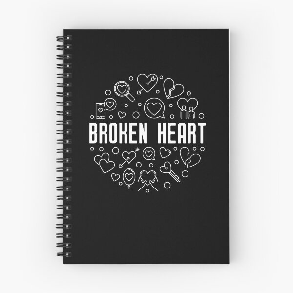 Item preview, Broken Heart creative round outline design for Broken Hearted designed and sold by venomousvector.