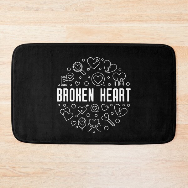 Item preview, Broken Heart creative round outline design for Broken Hearted designed and sold by venomousvector.