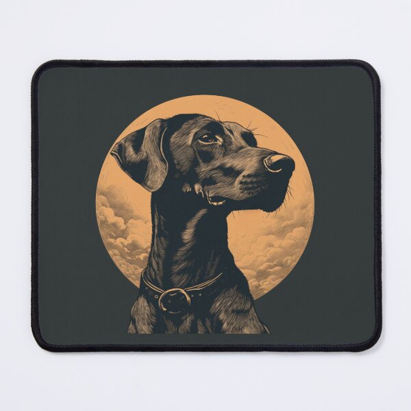 Item preview, Azawakh Vintage. Night walk under the moon. designed and sold by LoversCovers.