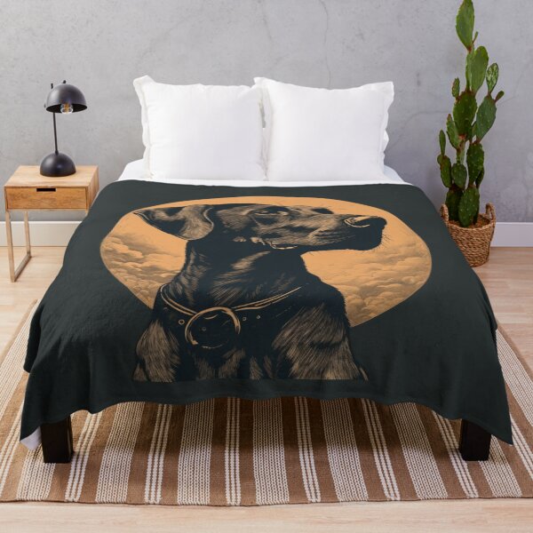 Item preview, Azawakh Vintage. Night walk under the moon. designed and sold by LoversCovers.