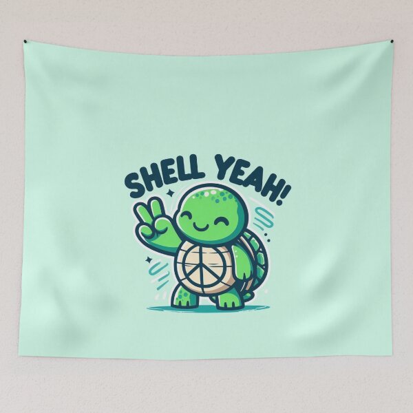 Item preview, Shell Yeah baby - Peace designed and sold by Parody-is-King.