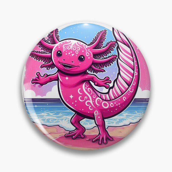 Item preview, Axolotl dancing on the beach Axolotl Art designed and sold by Mr Pyuku.