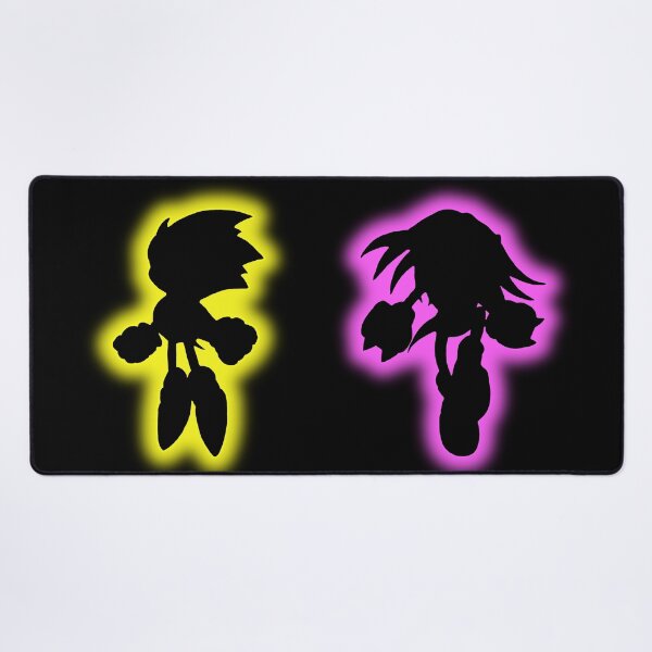 Super Sonic Hyper Knuckles glow black Art Print for Sale by AmaDeviant