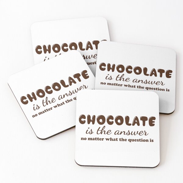 Item preview, Chocolate Is The Answer designed and sold by stareongroup.