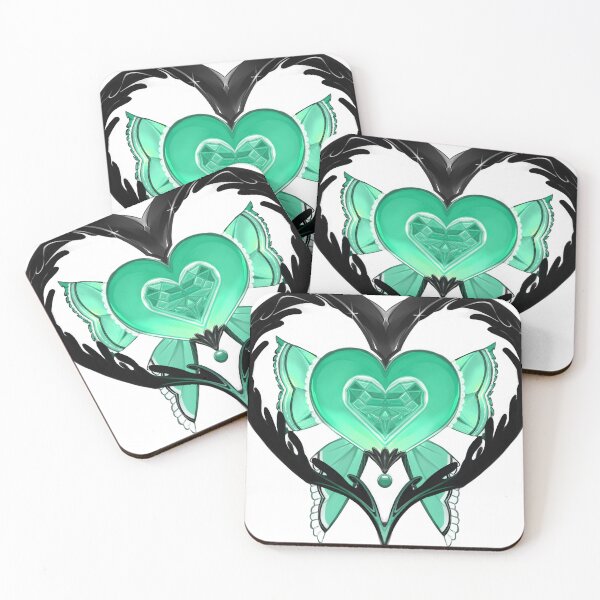 Item preview, A Green Heart Motif With Ribbon designed and sold by ibeosart.