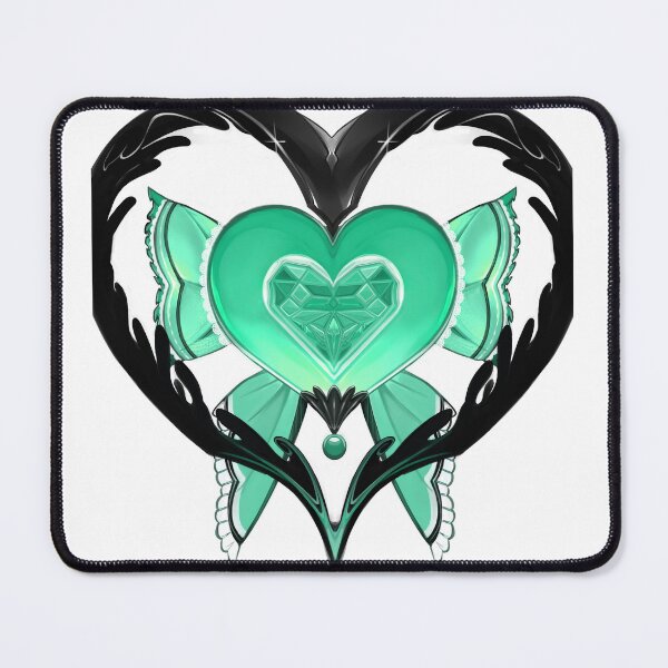Item preview, A Green Heart Motif With Ribbon designed and sold by ibeosart.