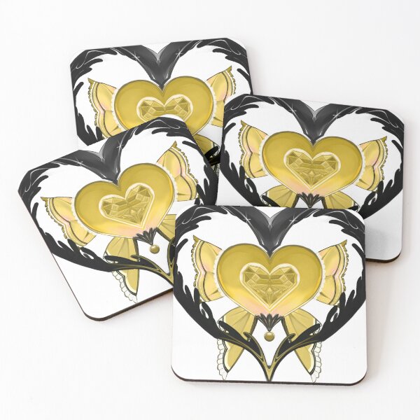 Item preview, A Yellow Heart Motif With Ribbon designed and sold by ibeosart.