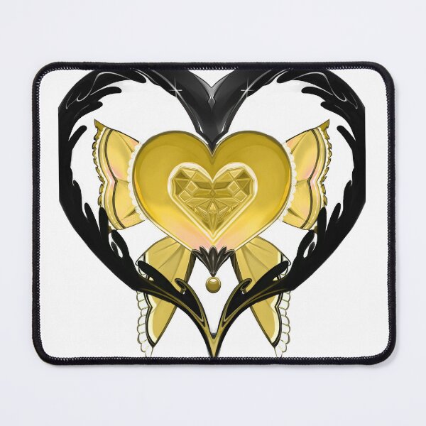 Item preview, A Yellow Heart Motif With Ribbon designed and sold by ibeosart.