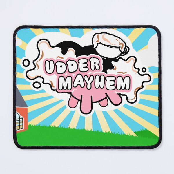 Item preview, Udder Mayhem Title Screen designed and sold by karinachowtime.