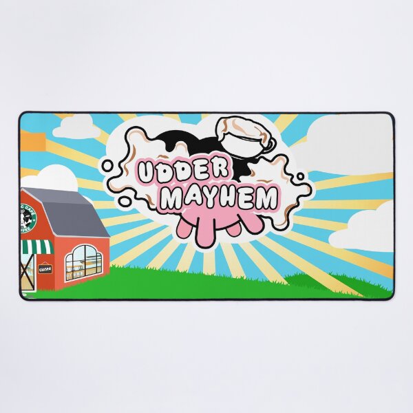Item preview, Udder Mayhem Title Screen designed and sold by karinachowtime.