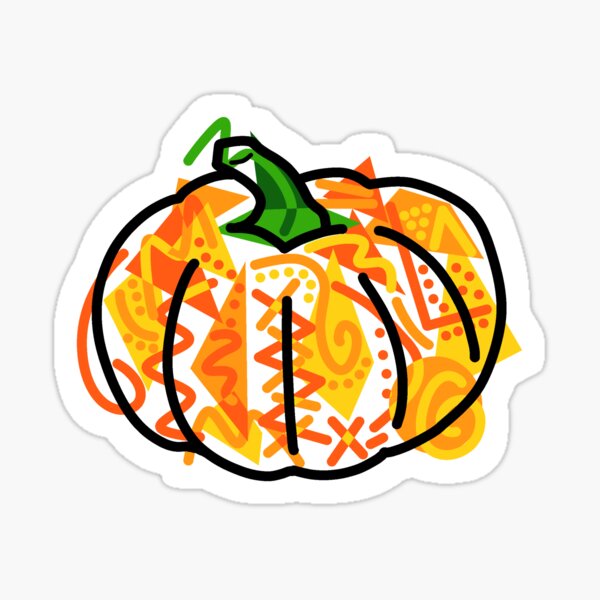 Item preview, Abstract Pumpkin designed and sold by tChalcedony.