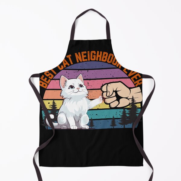 Item preview, Vintage Best Cat Neighbour Ever Cat - Funny Cat  designed and sold by CasmariaOnlineShop -.