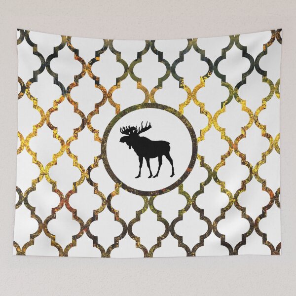 Item preview, Moose: Fall Colors Moroccan Pattern designed and sold by Jared Davies.