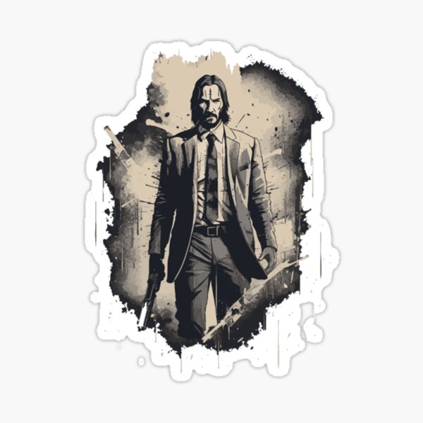 John Wick Stickers for Sale