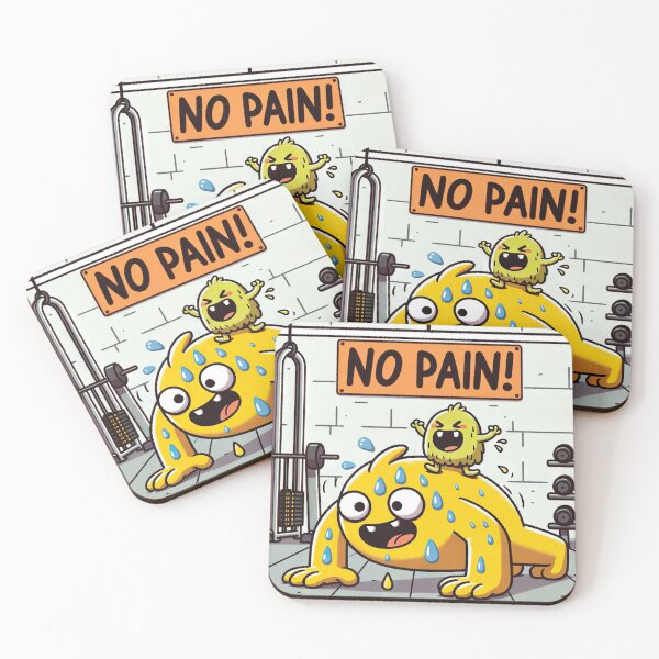 Item preview, Sweaty Slimy Gym Day: Lil' Blob's First Push-Up! designed and sold by StickerNestHQ.