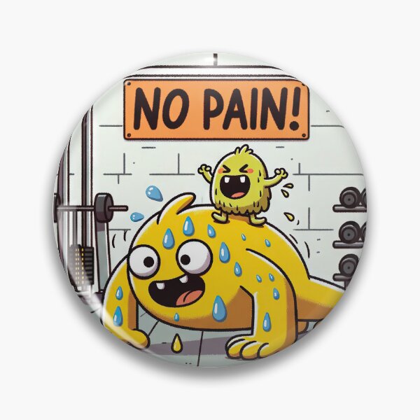 Artikelvorschau, Verschwitzter, schleimiger Tag im Fitnessstudio: Lil' Blobs erster Liegestütz! entworfen und verkauft von StickerNestHQ.