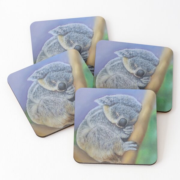 Item preview, A drawing of a sleeping Koala designed and sold by JessicaKeegan.