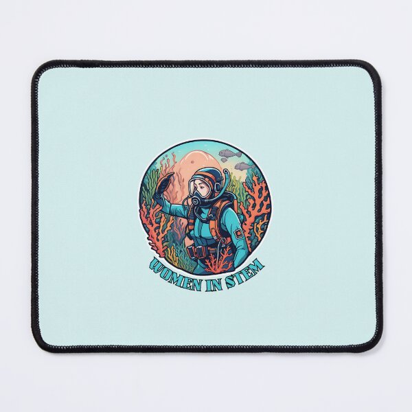 Item preview, Women in stem scuba diver marine biology designed and sold by WildStudiio.