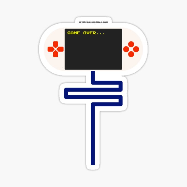 Item preview, Game over | Gamer | Game | Design designed and sold by Aarshman.