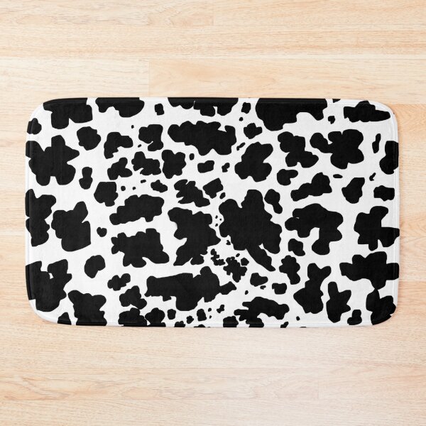 Item preview, Black Cow Skin Spots Print designed and sold by pink-cowboy.