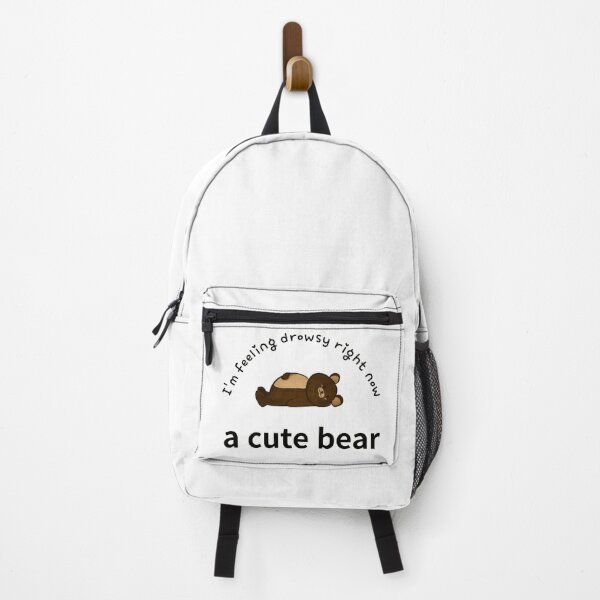 Item preview, a cute bear,I'm feeling drowsy right now designed and sold by zzzozzo.