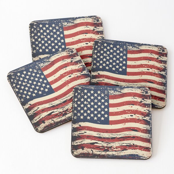 Item preview, American Flag Painting for Veterans Day designed and sold by inkArtistryfine.