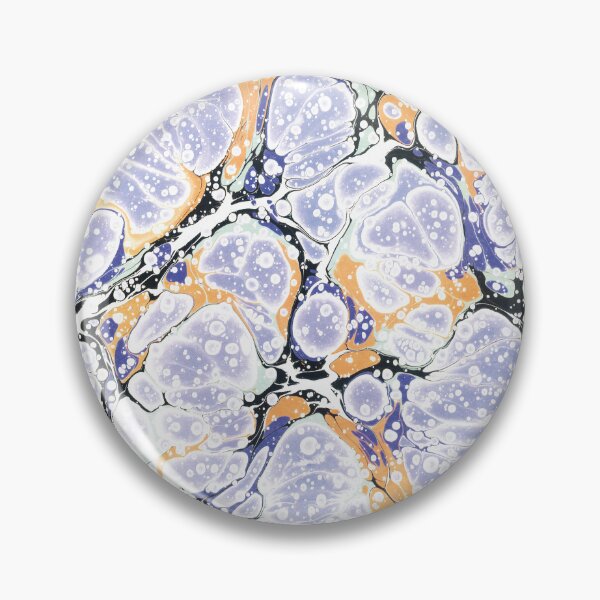 Item preview, Wavy liquid fluid marbled book paper antique, purple designed and sold by bozarslan.