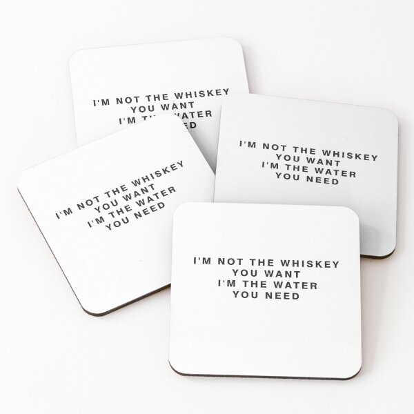 Item preview, I'M NOT THE WHISKEY YOU WANT I'M THE WATER YOU NEED designed and sold by iHussam.