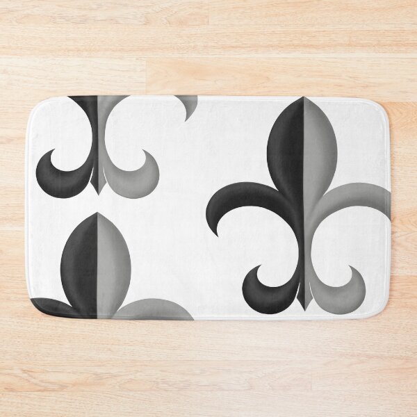 Item preview, Black and Gray Fleur de Lis designed and sold by lezell.