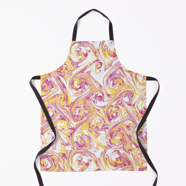 Item preview, Color paint ebru with waves and tile pattern designed and sold by bozarslan.