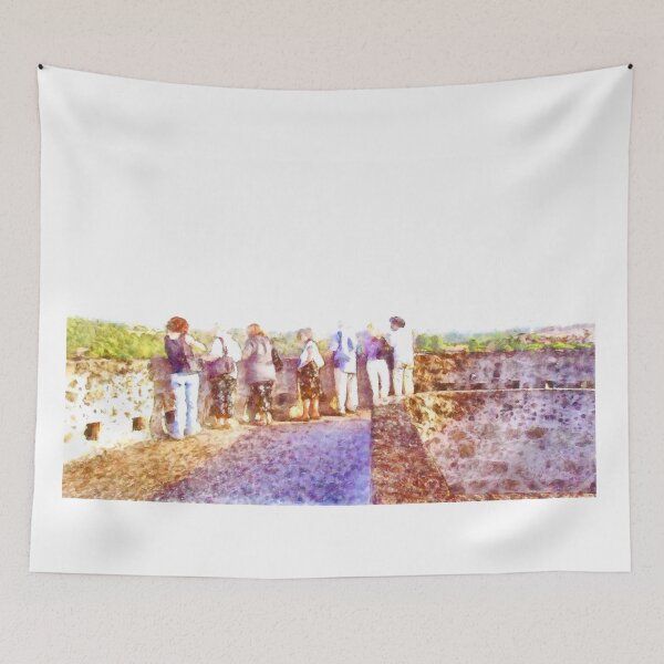 Item preview, Tourists overlooking the castle tower designed and sold by Giuseppe Cocco.