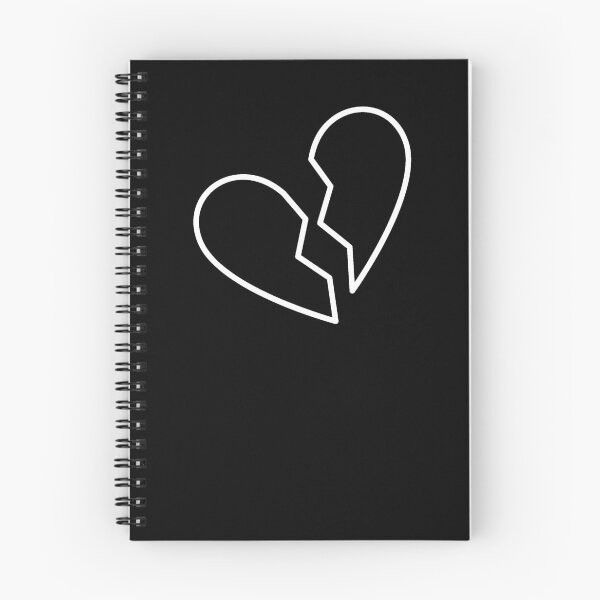 Item preview, Broken Heart minimal outline design for Broken Hearted designed and sold by venomousvector.