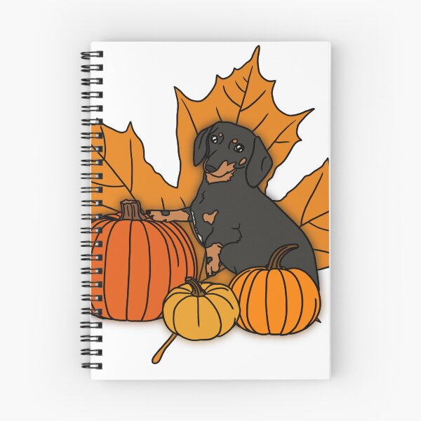 Item preview, Fall Bumi the Dachshund with Leaf designed and sold by Megreations.