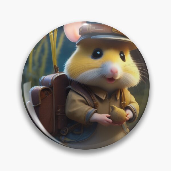 Item preview, Traveller hamster with funny hat designed and sold by fotofeast.
