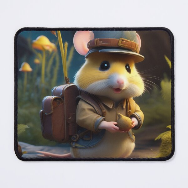 Item preview, Traveller hamster with funny hat designed and sold by fotofeast.