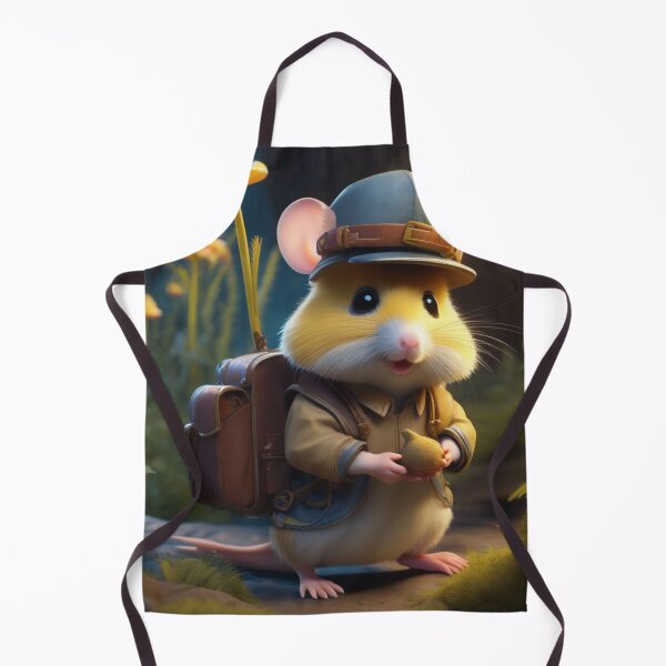 Item preview, Traveller hamster with funny hat designed and sold by fotofeast.