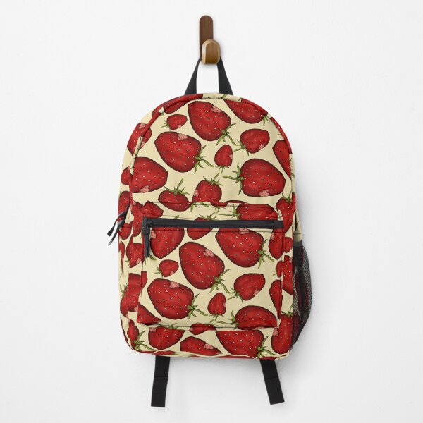 Item preview, Bug Bitten Strawberry Fruits Pattern - Red designed and sold by rnmarts.