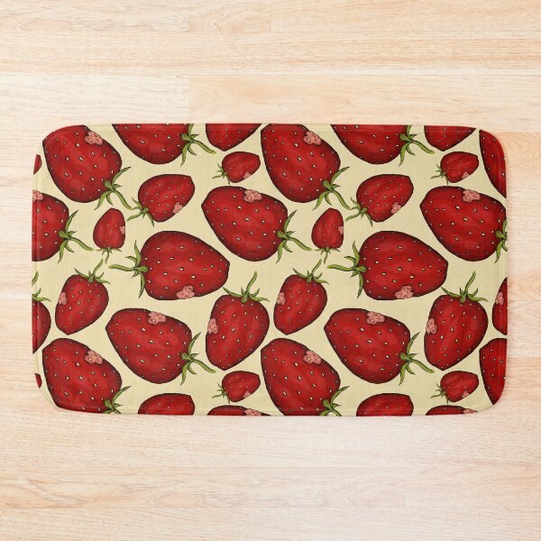 Item preview, Bug Bitten Strawberry Fruits Pattern - Red designed and sold by rnmarts.