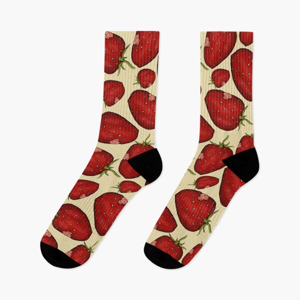 Item preview, Bug Bitten Strawberry Fruits Pattern - Red designed and sold by rnmarts.