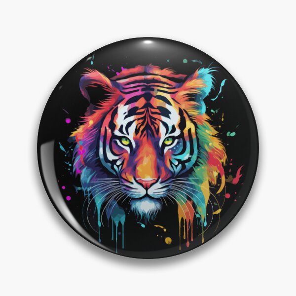 Item preview, Colorful Tiger Creature designed and sold by neatdesignsbycm.
