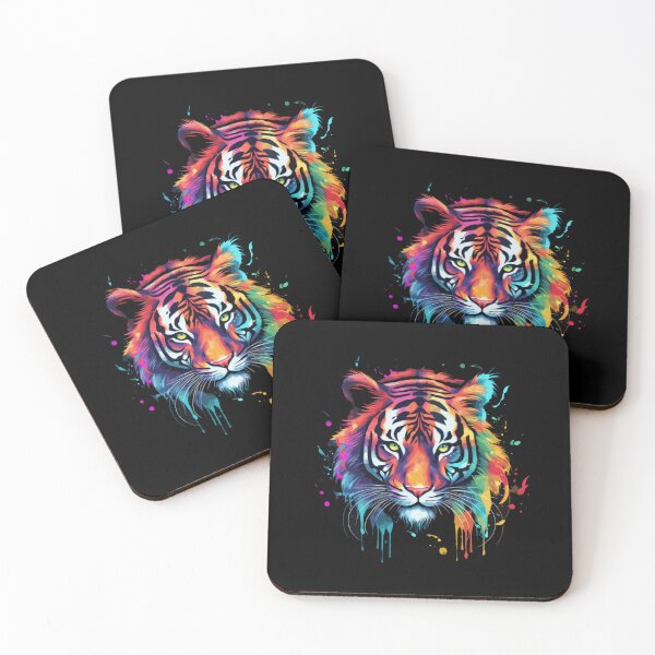 Item preview, Colorful Tiger Creature designed and sold by neatdesignsbycm.