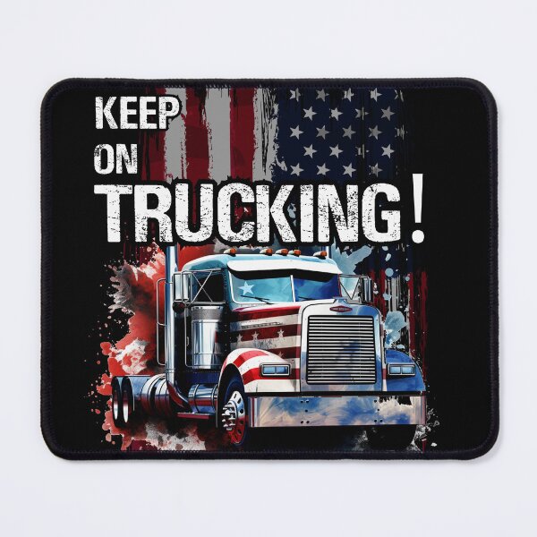 Item preview, Keep On Trucking, Classic Truck driver design designed and sold by LuckyThirteenUK.
