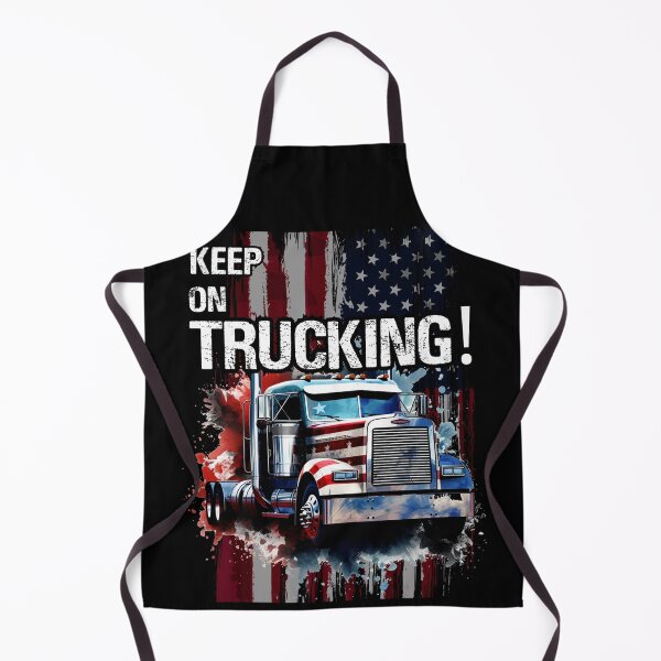 Item preview, Keep On Trucking, Classic Truck driver design designed and sold by LuckyThirteenUK.