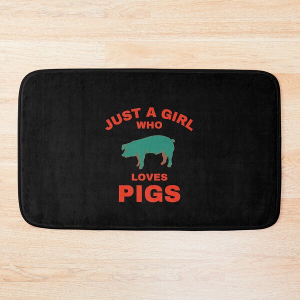Item preview, just a girl who loves pigs designed and sold by creativerooney.