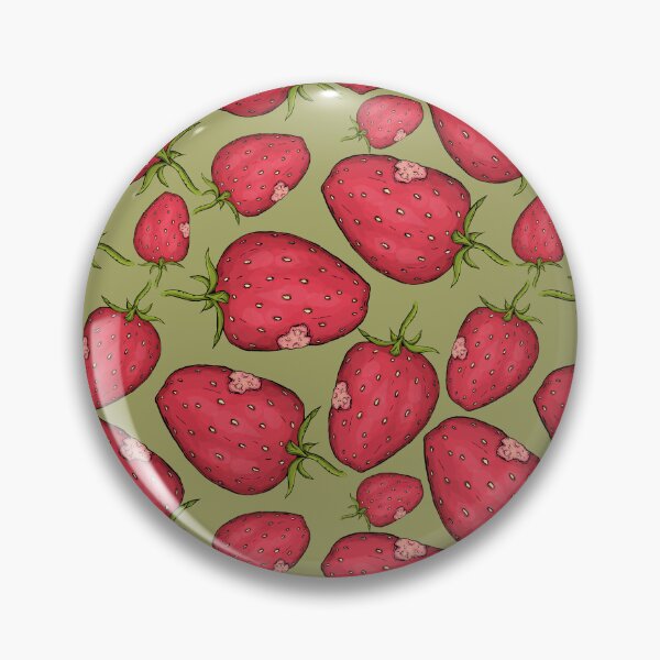 Item preview, Bug Bitten Strawberry - Hot Pink and Green designed and sold by rnmarts.