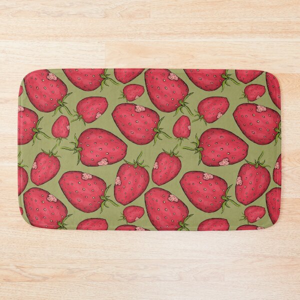 Item preview, Bug Bitten Strawberry - Hot Pink and Green designed and sold by rnmarts.