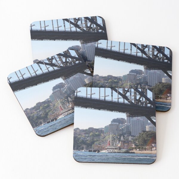 Item preview, Lunar Park under Sydney Harbor Bridge designed and sold by ezcreate.media.
