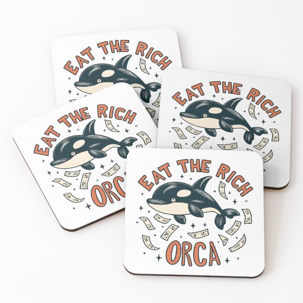 Item preview, Eat The Rich Orca designed and sold by DashBliss.